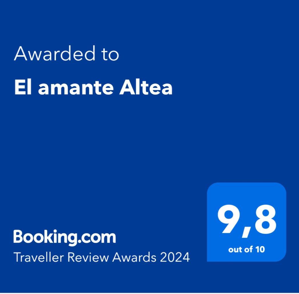 Precioso Apartamento Boutique El Amante (Adults Only) Altea Kültér fotó